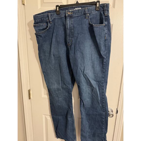 Carhartt Relaxed Fit Jeans Medium Wash Sz:: 42 x 32 - Picture 1 of 7
